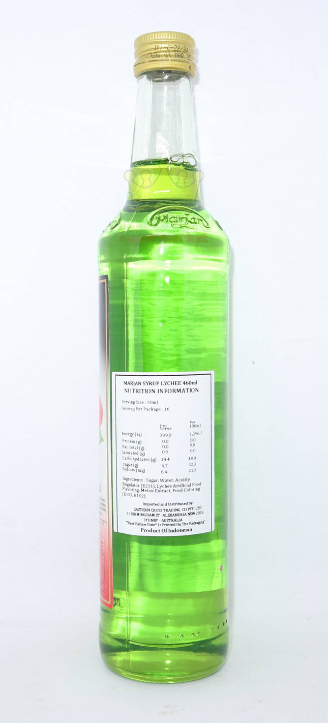 Marjan Boudoin Sirup Rasa Leci (Lychee) 460ml - Crown Supermarket