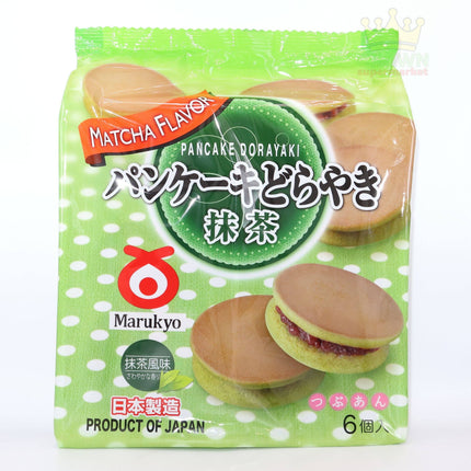 Marukyo Pancake Dorayaki Matcha Flavor 310g - Crown Supermarket