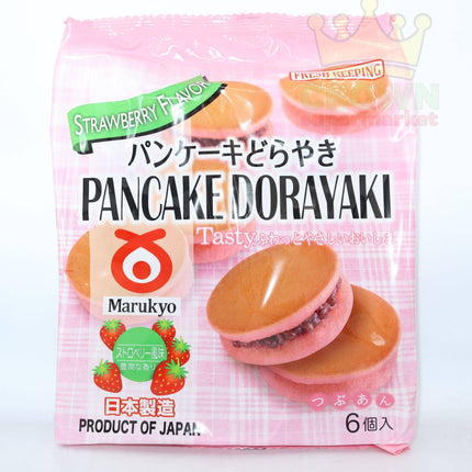 Marukyo Pancake Dorayaki Strawberry 310g - Crown Supermarket