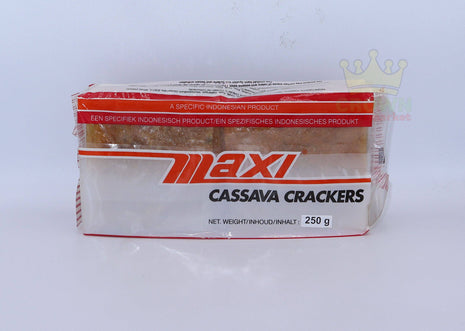 Maxi Cassava Crackers 250g (Uncooked) - Crown Supermarket