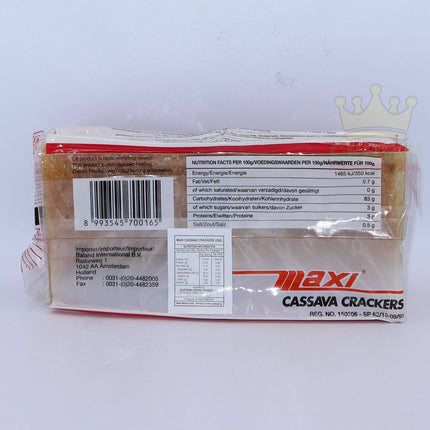 Maxi Cassava Crackers 250g (Uncooked) - Crown Supermarket