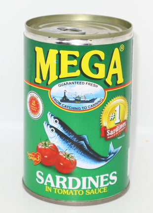 Mega Sardines Tomato Sauce 425g - Crown Supermarket