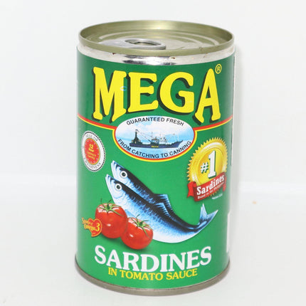 Mega Sardines Tomato Sauce 425g - Crown Supermarket