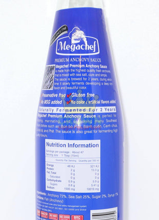 Megachef (Nuoc Mam Nhi) Anchovy Fish Sauce 700ml - Crown Supermarket