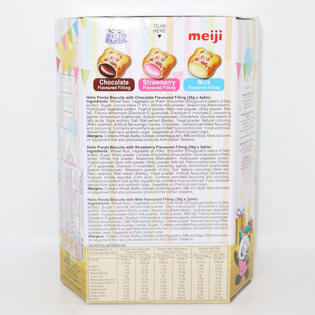 Meiji Hello Panda Assortment 10 x 26g - Crown Supermarket