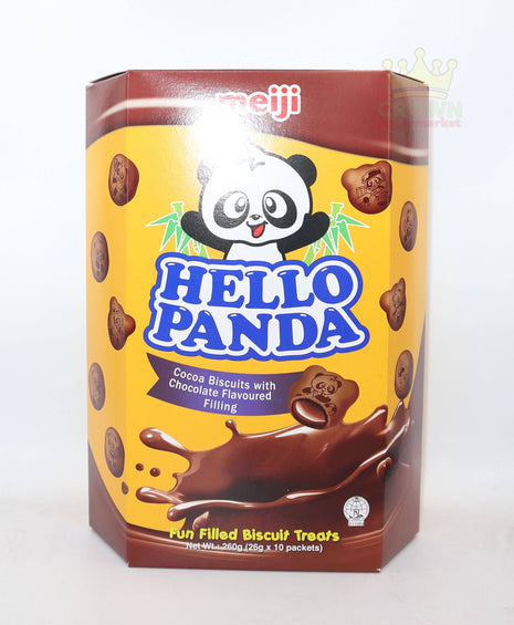 Meiji Hello Panda Cocoa and Chocolate 10x26g - Crown Supermarket