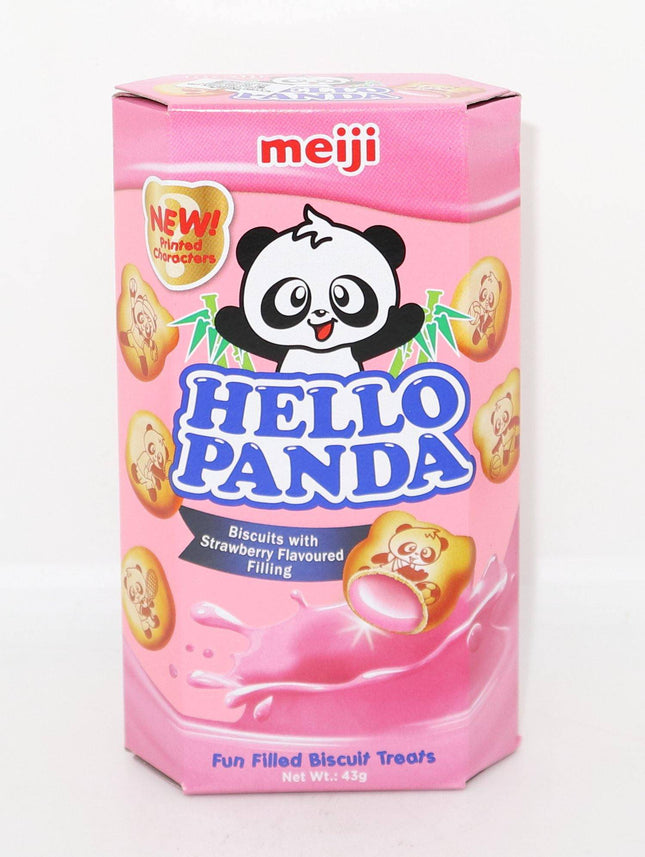 Meiji Hello Panda Strawberry 43 g - Crown Supermarket