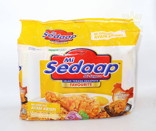 Mi Sedaap Mi Goreng Crispy Chicken Flavour 5x88g - Crown Supermarket