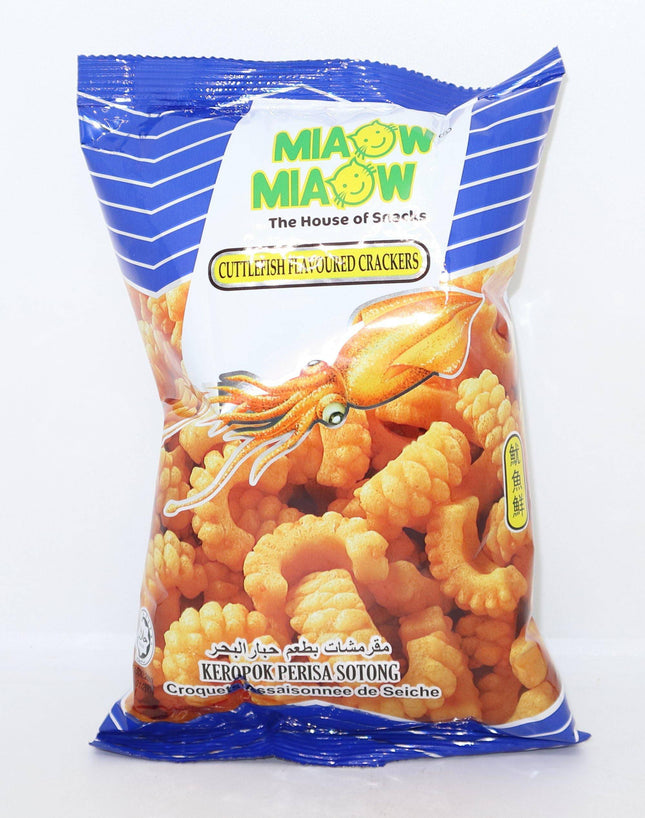 Miaow Miaow Cuttlefish Crackers 60g - Crown Supermarket