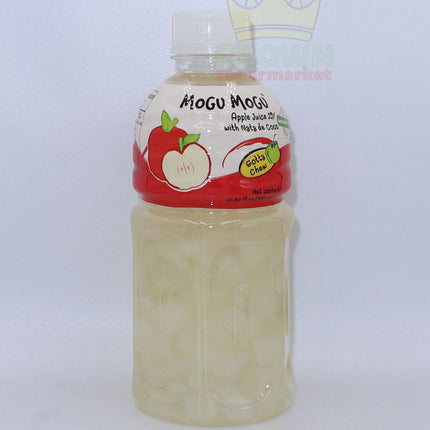Mogu Mogu Apple Juice 25% with Nata de Coco 320ml - Crown Supermarket
