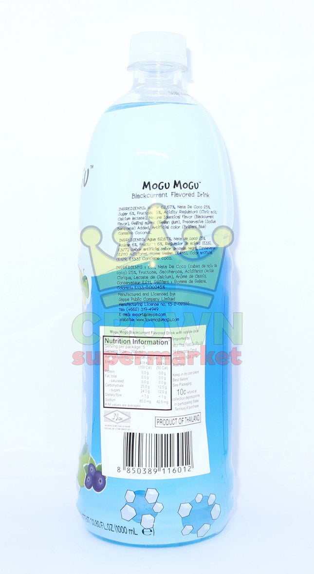 Mogu Mogu Blackcurrant with Nata de Coco 1000ml - Crown Supermarket