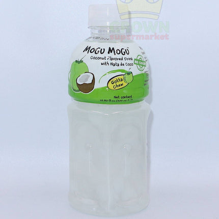 Mogu Mogu Coconut Flavored Drink with Nata de Coco 320ml - Crown Supermarket