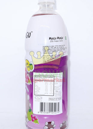 Mogu Mogu Grape Drink with Nata de Coco 1000ml - Crown Supermarket