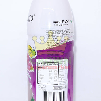 Mogu Mogu Grape Drink with Nata de Coco 1000ml - Crown Supermarket