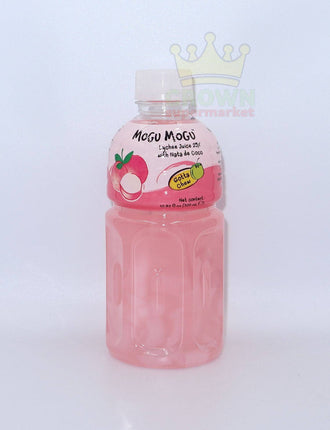 Mogu Mogu Lychee Juice 25% with Nata de Coco 320ml - Crown Supermarket