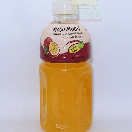 Mogu Mogu Passion Fruit Flavored Drink with Nata de Coco 320ml - Crown Supermarket