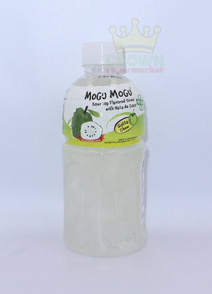 Mogu Mogu Soursop Flavored Drink with Nata de Coco 320ml - Crown Supermarket