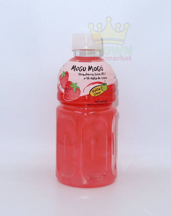 Mogu Mogu Strawberry Juice 25% with Nata de Coco 320ml - Crown Supermarket