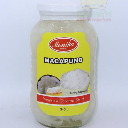 Monika Macapuno (Preserved Coconut Sport) 340g - Crown Supermarket