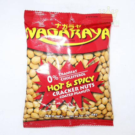 Nagaraya Cracker Nuts Coated Peanuts Hot & Spicy 160g - Crown Supermarket