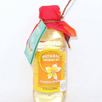 Naturally Natural Coconut Oil Frangipani Infusion 300ml - Crown Supermarket