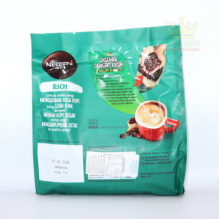 Nescafe 3 in 1 Coffee Mix Rich & Strong 25x18g - Crown Supermarket