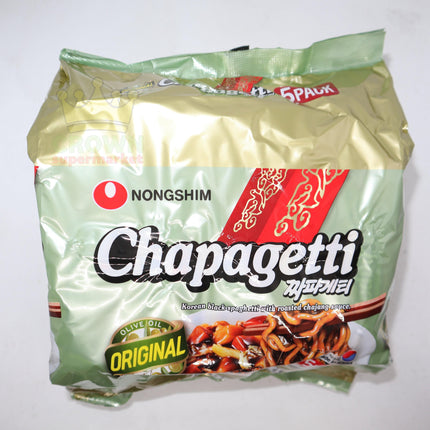 Nongshim Chapagetti Olive Oil Original 5x140g - Crown Supermarket