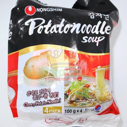 Nongshim Potato Noodle Soup 4 x 100g - Crown Supermarket