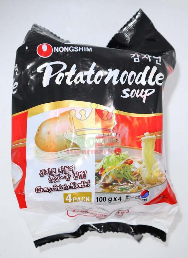 Nongshim Potato Noodle Soup 4 x 100g - Crown Supermarket