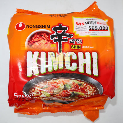 Nongshim Shin Kimchi 5x120g - Crown Supermarket