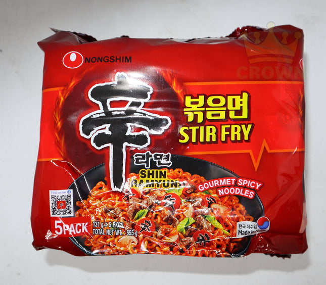 Nongshim Shin Ramyun Stir Fry 5X131g - Crown Supermarket