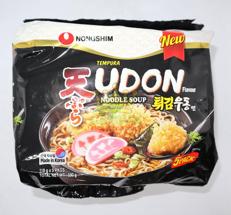 Nongshim Tempura Udon Noodle Soup 5x118g - Crown Supermarket