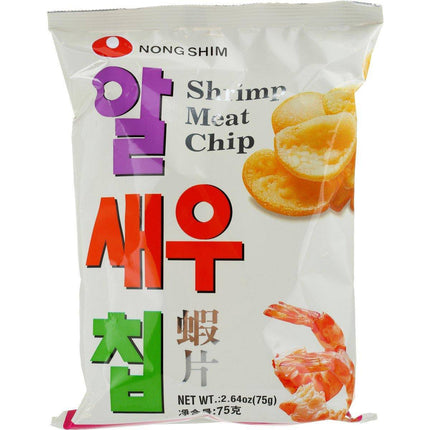 Nongshim Shrimp Meat Chip 75g - Crown Supermarket