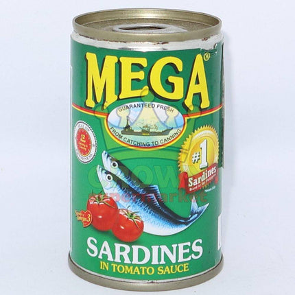 Mega Sardines Tomato Sauce 155g - Crown Supermarket
