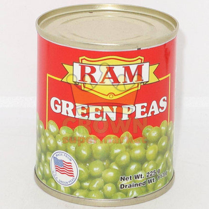 Ram Green Peas 225g - Crown Supermarket