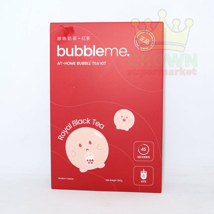 Bubbleme. Bubble Tea Kit Royal Black Tea Flavor 280g - Crown Supermarket