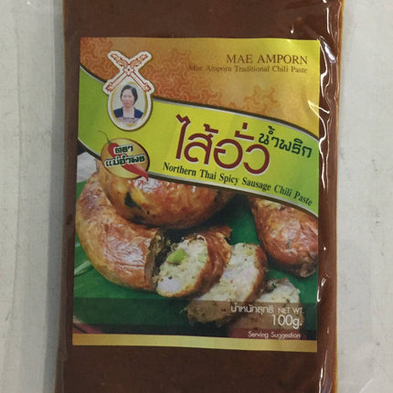 MaeAmporn Thai Spicy Sausage Chilli Paste 100g - Crown Supermarket