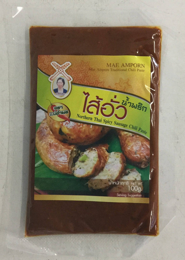 MaeAmporn Thai Spicy Sausage Chilli Paste 100g - Crown Supermarket