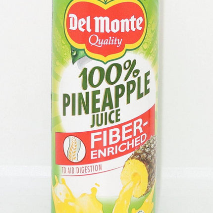 Del Monte 100% Pineapple Juice Fiber-Enriched 240ml - Crown Supermarket