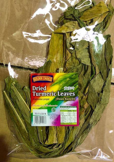 Golden Choice Dried Turmeric Leaf (Daun Kunyit) 20g - Crown Supermarket