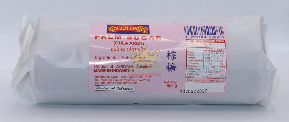 Golden Choice Palm Sugar 500g - Crown Supermarket
