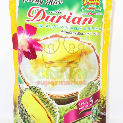 Madam Pum Instant Sticky Rice with Durian 150g - Crown Supermarket