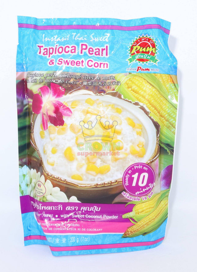 Madam Pum Tapioca Pearl & Sweet Corn 200g - Crown Supermarket