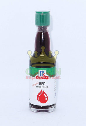 Mc Cormick Bright Red Food Color 20ml - Crown Supermarket