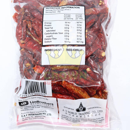 Mr. Number One Dried Red Chilli 100g - Crown Supermarket