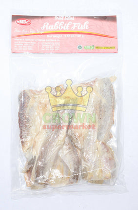 Pontiac Dried Salted Rabbit Fish (Ikan Asin Tiga Waja) 100g - Crown Supermarket