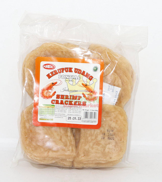 Pontiac Shrimp Crackers (Kerupuk Udang) 500g - Crown Supermarket