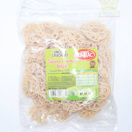 Pontiac Tapioca Crackers White 200g - Crown Supermarket