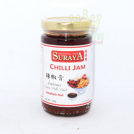 Suraya Chilli Jam Medium Hot 230g - Crown Supermarket