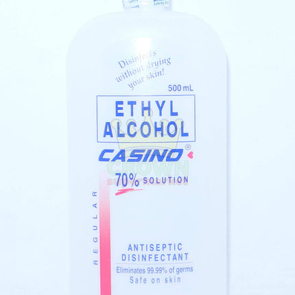 Casino Ethyl Alcohol 70% Solution 500ml - Crown Supermarket